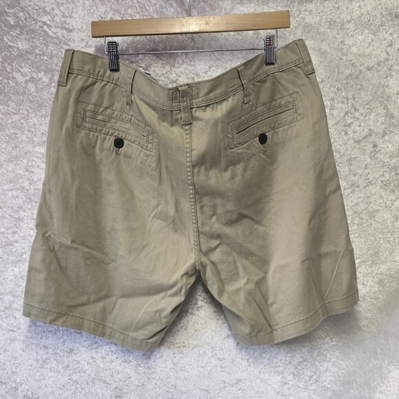 Men's Shorts Arizona Flex Surfer Prep Flat Front Solid size 42 NEW - Picture 2 of 3